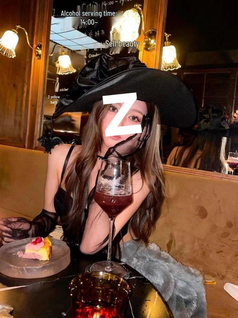 2025 New Sleeping Beauty Witch Hat - Adult Halloween Cosplay Costume Accessory