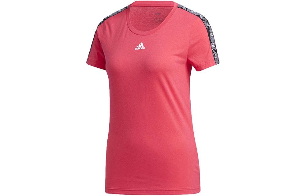 Adidas T Shirts Women s Red Crew Neck Moderate Other GE1133 S