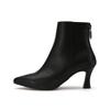 Misope Women Pointed Toe Ankle Boots 012146702