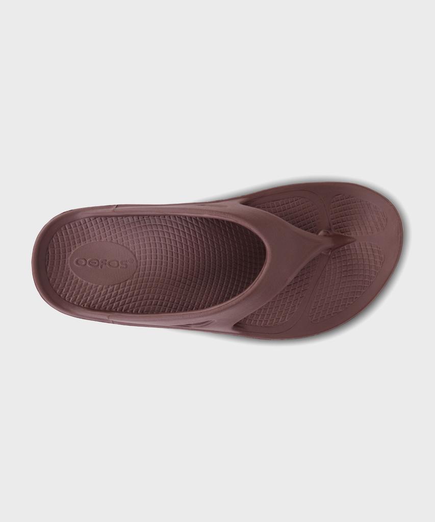 Oofos [Ooriginal] Deep Red Unisex Flip-Flops