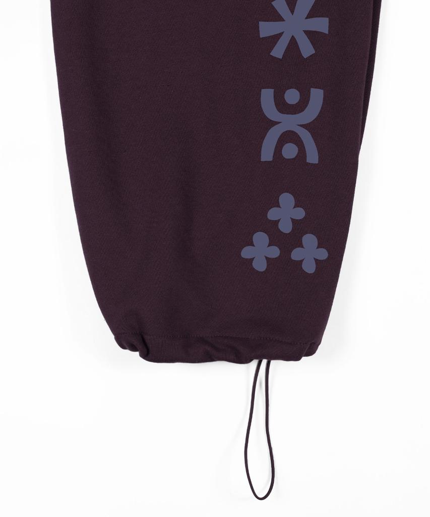 KAIFAI Glyph Sweatpants (Purple) K25Zc179