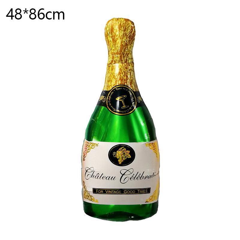 

1Pcs Champagne Root Beer Bottle Series Алюмінієві повітряні кулі День батька День матері Весілля День народження Декор Повітряні кулі Other