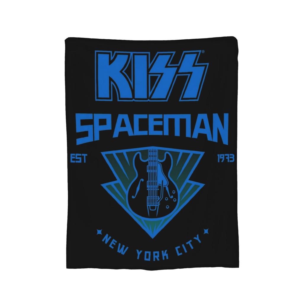 Ace Frehley RIP 1951-2025 Wool Blankets Kiss Band Custom Throw Blankets for Home 200x150cm Rug Piece,