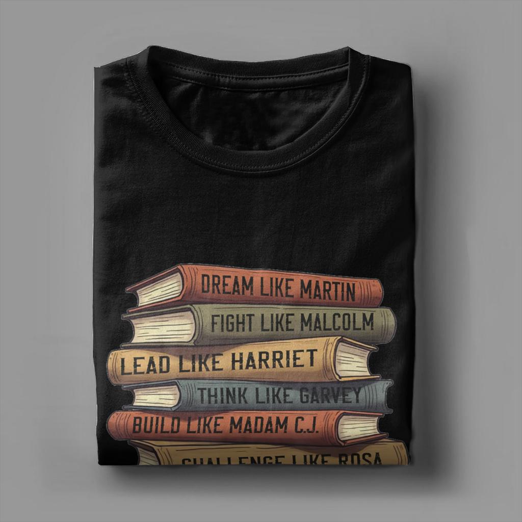 Streetwear TShirt Summer Black History Month Black Leaders African American Teachers TShirt for Unisex Y2K Short Sleeve Clothes