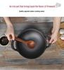 Thor's Cast Iron Yuanbao Double Ear Flat Bottom Stew Pot