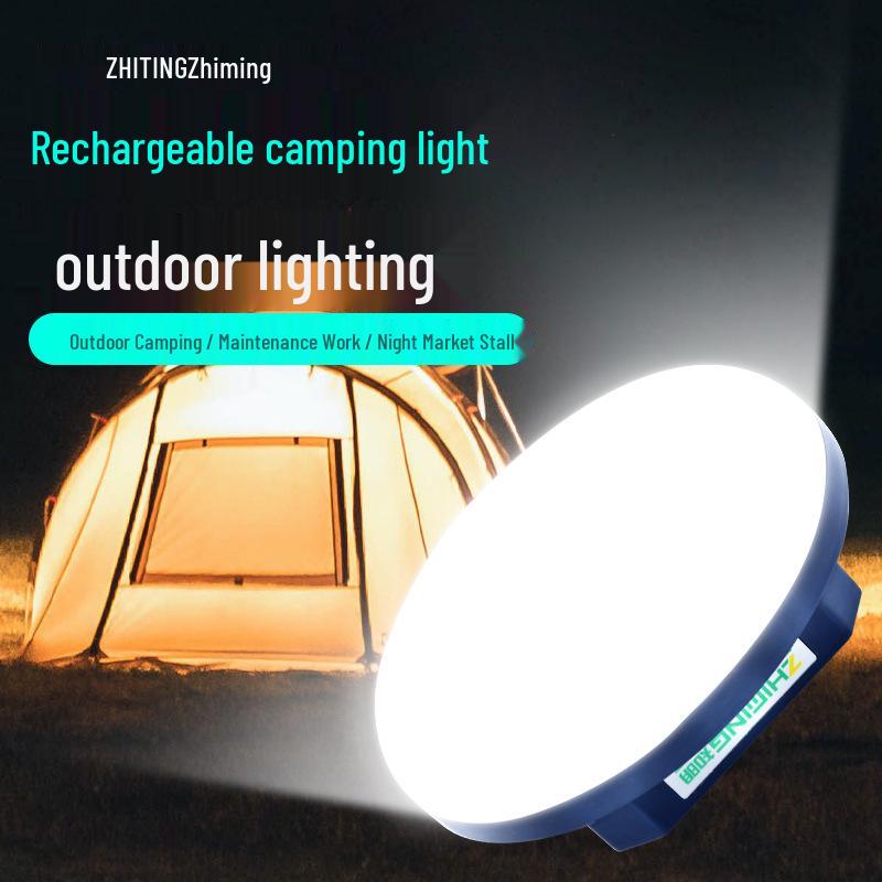 Rechargeable Super Bright LED Camping & Emergency Light for Outdoor & Night Market Use