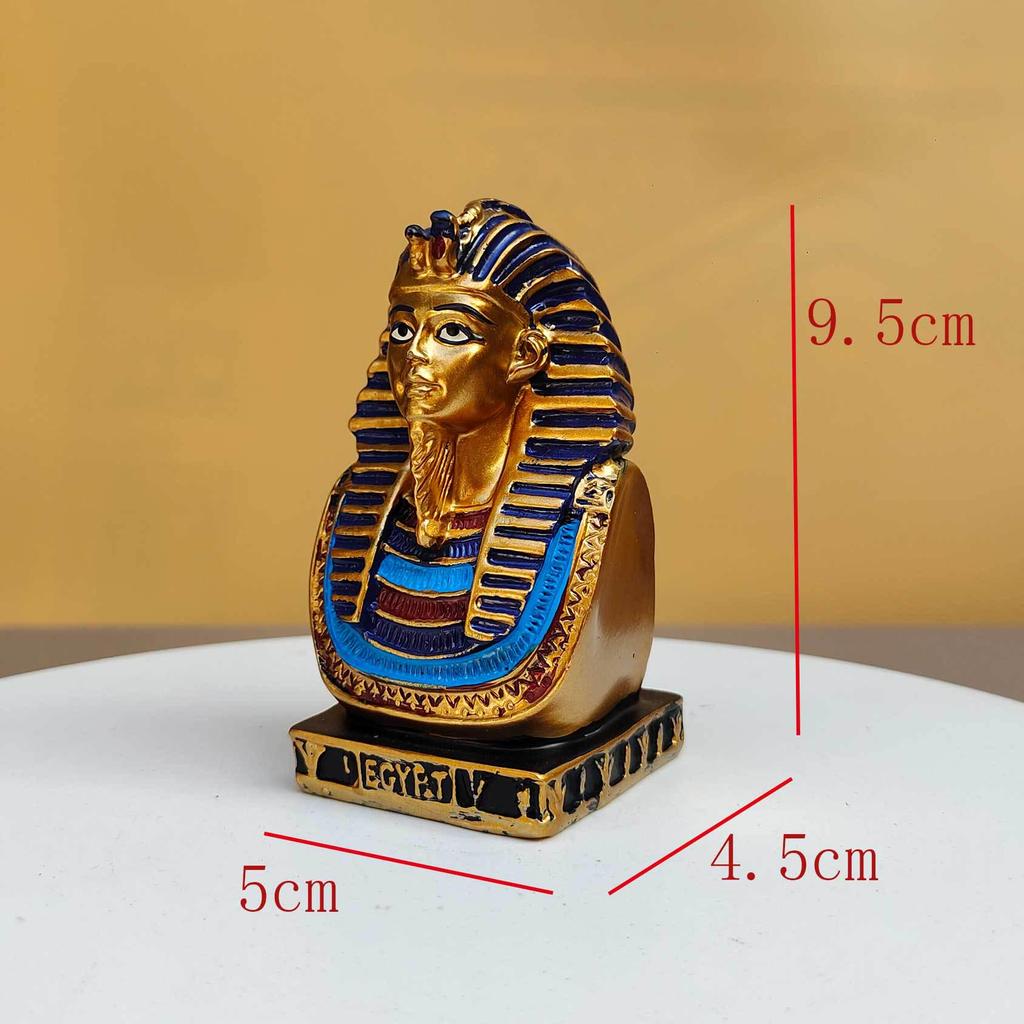 Cross-Border Egyptian Mummy Pyramid Figurine - Pharaoh Coffin Souvenir Craft Ornament