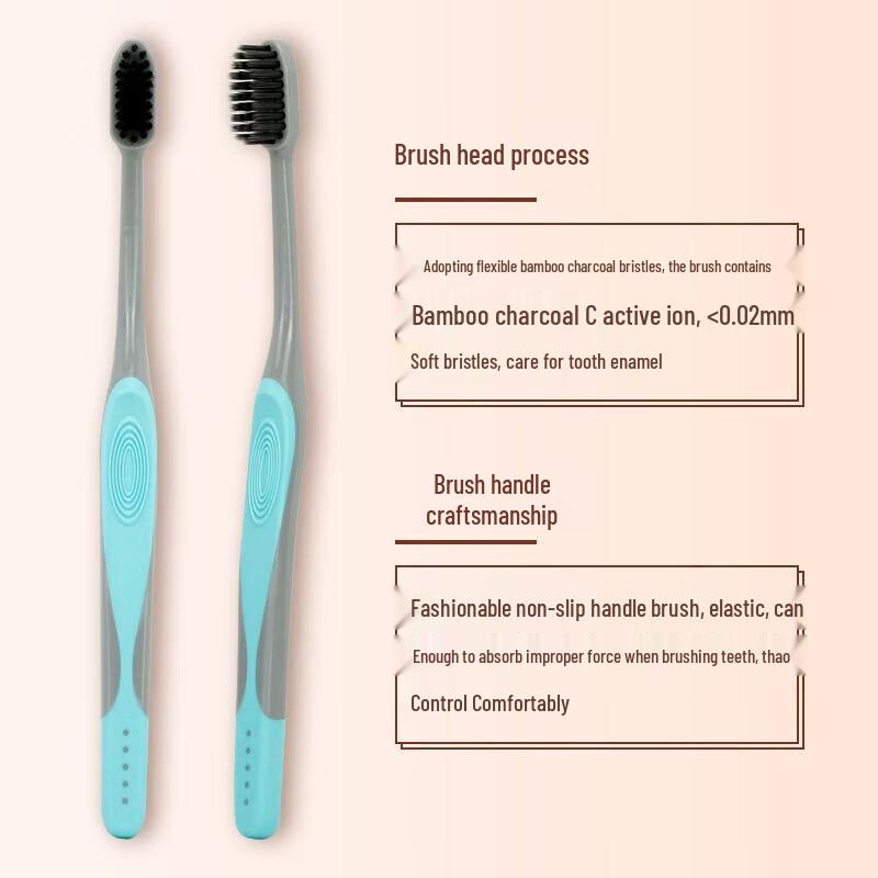 Dr. Tooth Bamboo Charcoal Soft Bristle Toothbrush