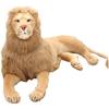 Simulation Lion Plush Toy Doll Zoo Lion King Doll Lion Doll Scene Decoration Doll