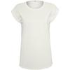Build Your Brand Womens/Ladies Cotton Extended Shoulder T-Shirt