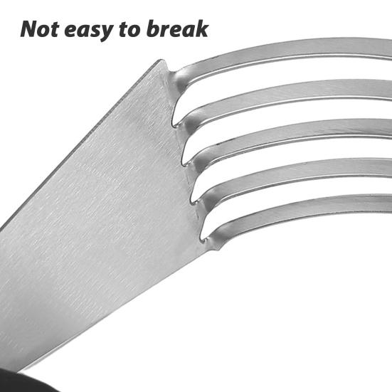 Stainless Steel Pastry Cutter Professional Dough Blender with Ergonomic Handle Heavy Duty Butter Dough Cutter Tool for Biscuits Pie Crusts