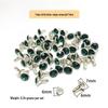 Spot Sale: Multi-Faceted Rivet with Rhinestones for Clothing, Bags, and Accessories - Pointed Bottom Glass Crystal Decor
