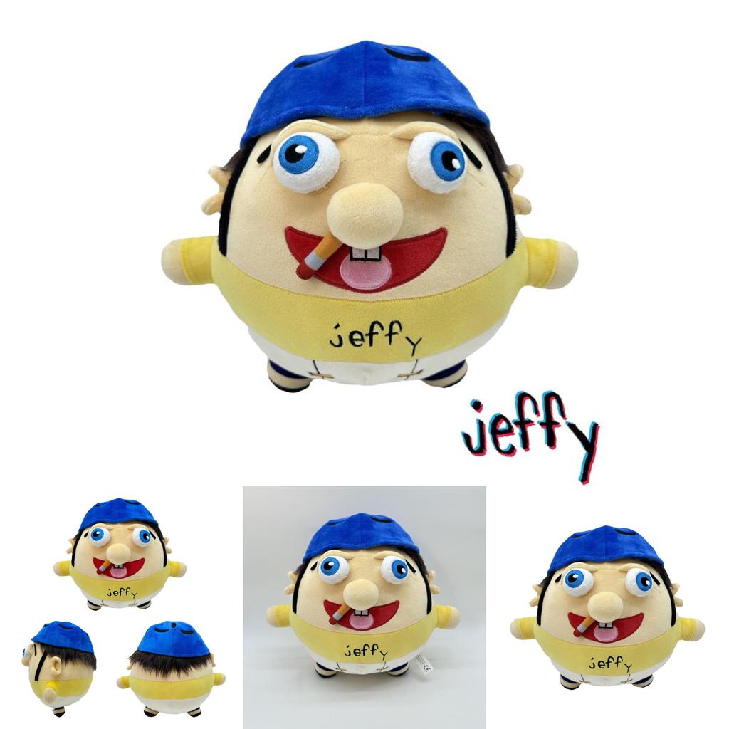Thicc Jeffy Plush Soft And Cuddly Stuffed Animal Toy In Jeffy Color