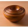 Swanson Trading Wooden Salad Light Diameter 23cm x Height Soft Salad Bowl Co., Ltd. Bowl, 2L, Brown, 10.5cm, Curve, SL-225B