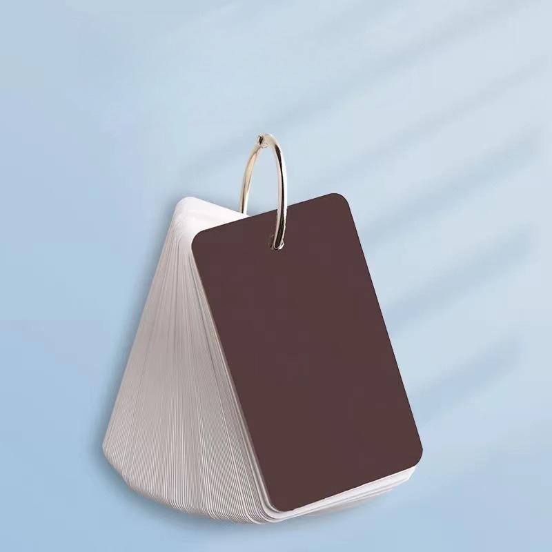 Portable Notebook Loose Leaf Notepad Ring Sticky Note for Staff Students Kawaii Stationery Diary Cards Style Brochure Pamphlet