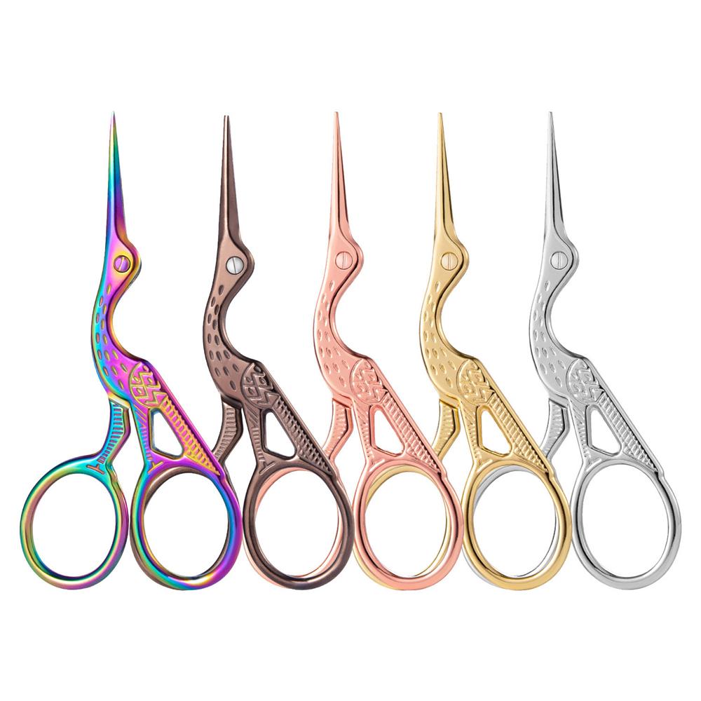 20pcs 4.5" Stainless Steel Sharp Tip Stork Scissors Crane Scissors DIY Tools Dressmaker Shears