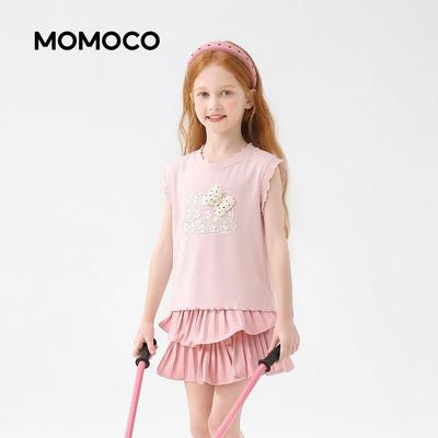 MOMOCO Girls' Sleeveless T-Shirt Vest
