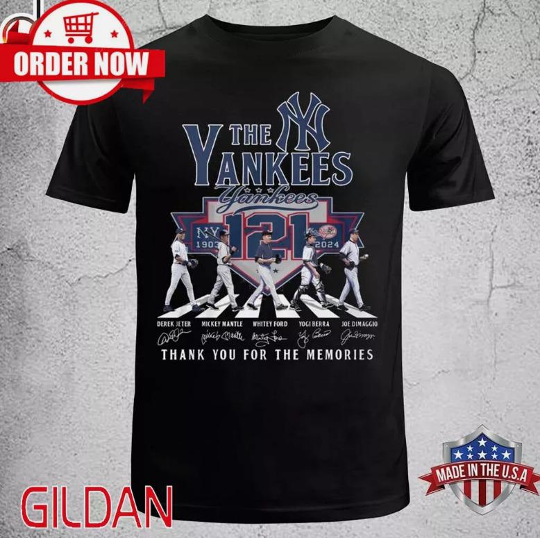 РАСПРОДАЖА Футболка Yankees Спасибо за воспоминания S-5XL Унисекс XXXXL