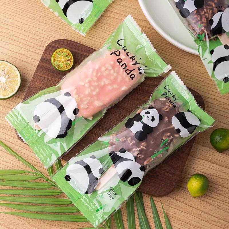 Cartoon Panda Thickened Ice Cream Packaging Bags