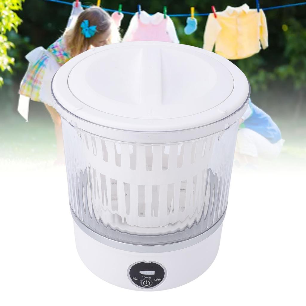 Portable Washing Machine Cordless Re able 3L Underwear Washer with LED   for Baby Clothes Socks