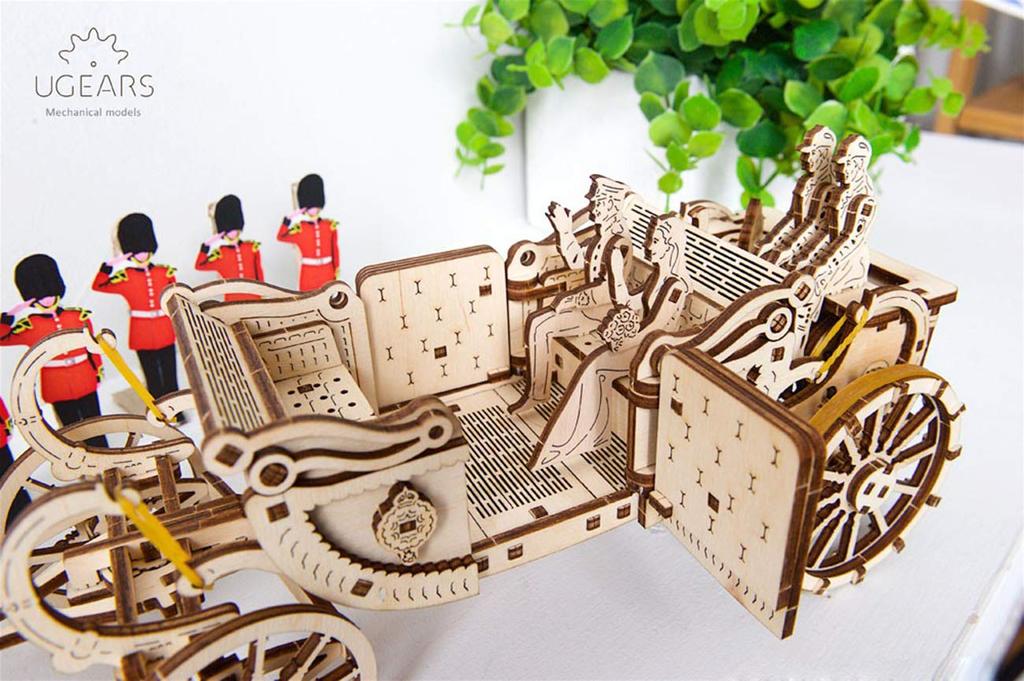 UGears Royal Carriage Wooden Building Block Toy 70050