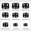 LUP1 1PCS 3D Metal Logo Front Grille Emblem Badge Car Rear Trunk Stickers for Honda Accord Elysion CR-Z Odyssey SPIRIOR Accessories