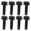 Hard Top Torx Screws Bolts Windshield Frame,Tailgate,Hard Door Hinges Roll Bar Screws Bolts for Jeep Wrangler JK 2007-2018