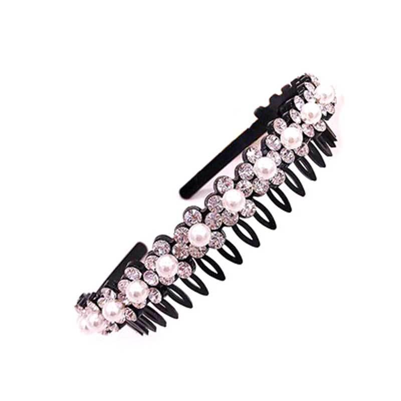 

Женский нескользящий ободок для волос со стразами - простая и элегантная заколка для волос для взрослых