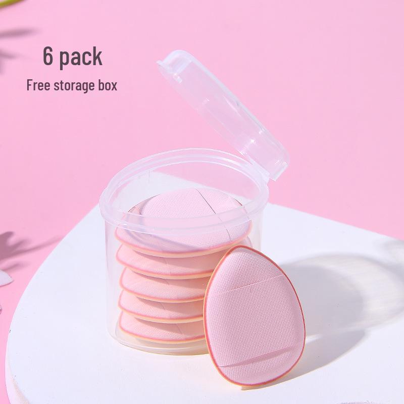 Mini-Wassertropfen-Luftkissen-Puderquaste für Concealer und Make-up-Details