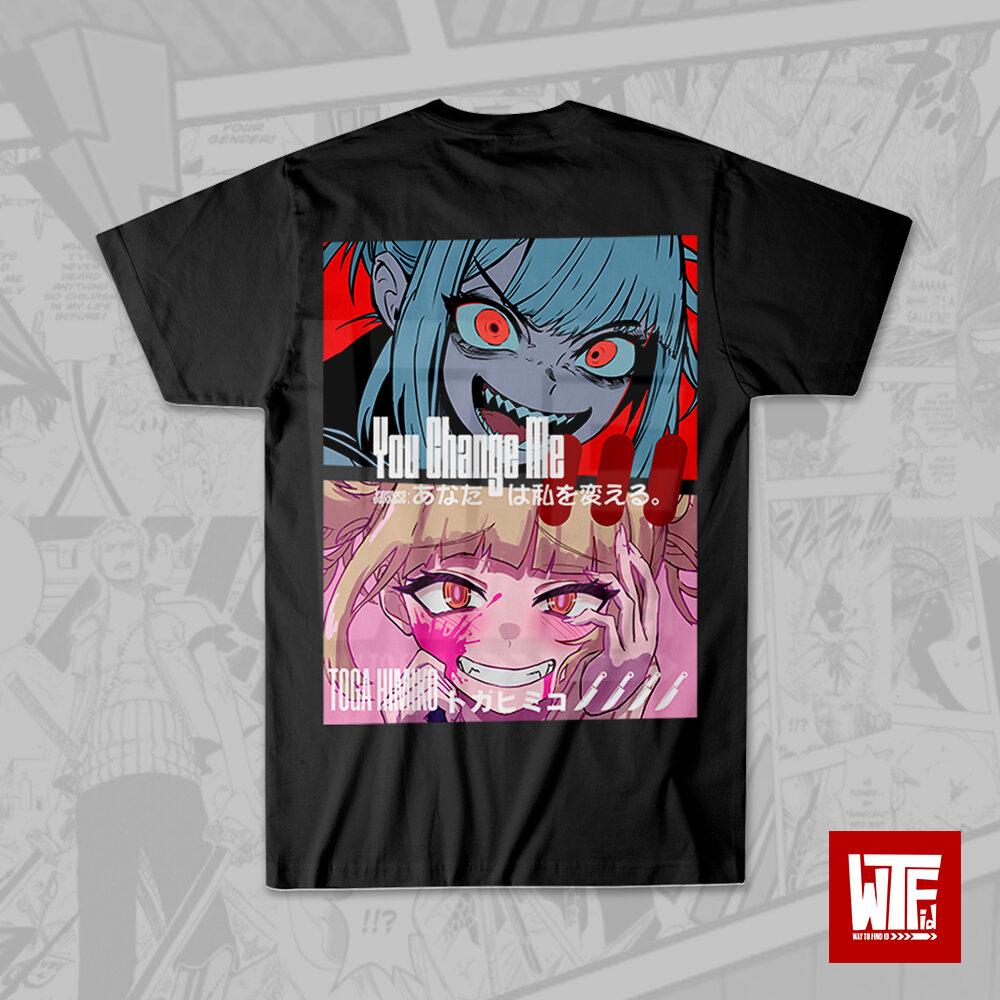 Wtfid Toga Himiko Hero Kaos Tshirt Jepang Streetwear Wibu S