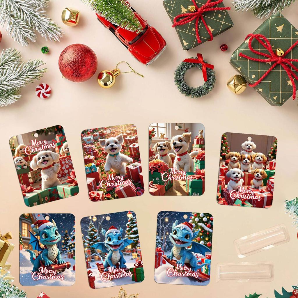 Christmas Tree Wallet Pendant Christmas Tree Pendant Surprise Pendant Ball Party Decoration Set