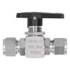 Ball Valve Stainless Steel 316L 3‑Piece Mini Female Replacement Switch Device 12mm