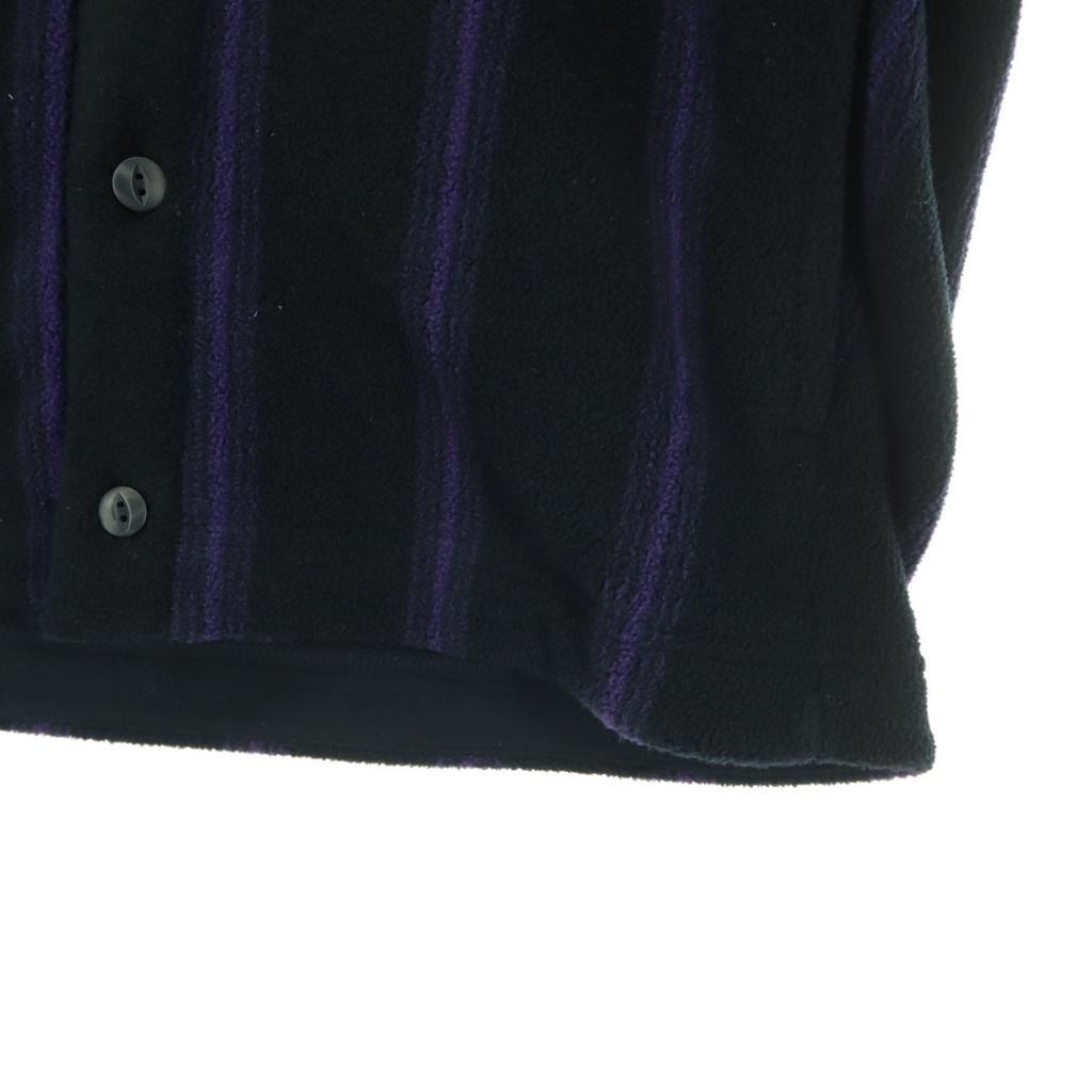 unused UNIQLO NEEDLES Needles collaboration One-point logo stripe pattern Long sleeve freeze cardigan Men's Used