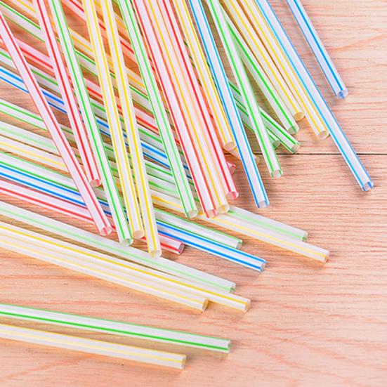 Jednorázová brčka Vícebarevná ohebná brčka na pití Plast pro potravinářské účely Brčka na horké studené nápoje Svatba Party potřeby
