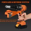10000N Cordless Electric Rivet Gun Rivet Nut Guns Drill Insert Nut Pull Riveting Tool With LED Light