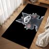 Game P-Puro C-Changed Cute Door Mat Bath Microfiber Decorative Versatile Flannel Floor Mat Quick Dry Absorbent Non-slip Sole