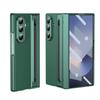 leather Case for Samsung Galaxy Z Fold 8 Ultra ZFold 7 6 5 4 3 W25/Fold SE(Slim) Hinge Protection Shell with Screen Film&pen