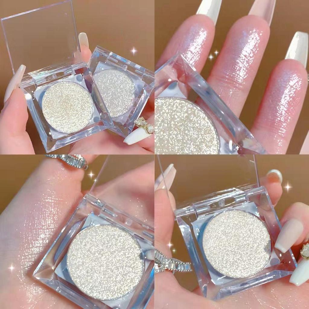 Spazio cowboy cosmico Evidenziatore Occhi Glitter Ombretto monocromatico Tavolozza Shimmer Satin Trucco Tavolozza Ombretto Kit evidenziazione
