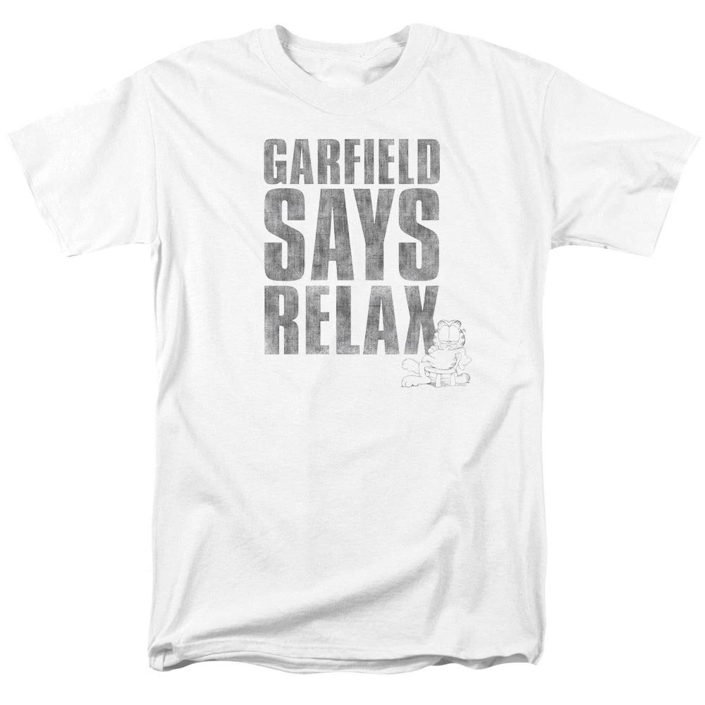 Garfield - Relax - Unisex Short Sleeve Children s T-shirt - White 130
