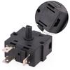 AC250V 16A Radiator Electric Room Heater 3 Pin 5Pin Rotary Switch Selector Efficiently Control Room Temperature