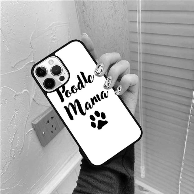 Life Is Better With A Poodle Silhouette Phone Case For iPhone 17 Air 16 15 14 Plus Apple 16 11 12 13 Pro Max Coque
