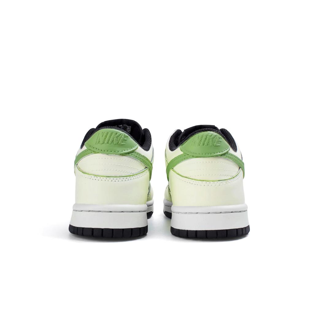 Nike Dunk Abrasion Resistant Abrasion Resistant Low top Skateboard Shoes Unisex White Green HF5441-100(Team189-)