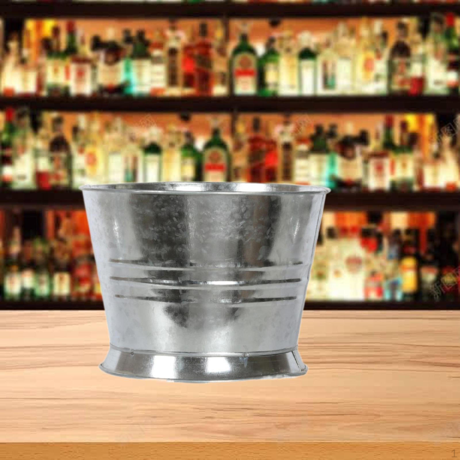

Elegant Stainless Steel Beverage Cooler for Hosting Events 16.9cm diameter