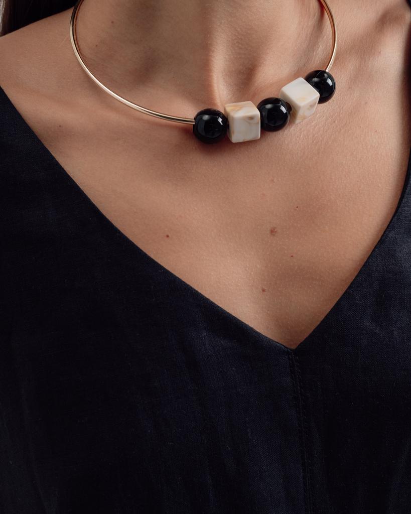 Сарафан летний с украшением Nagrada 5137 36 черный льон