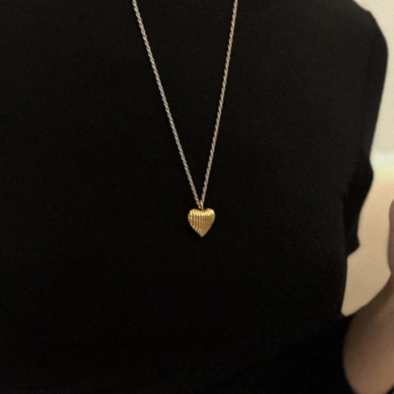 EIGHTMORE heart shell silver925 necklace