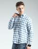 Camicia a quadri da uomo vestibilità regolare | Maniche lunghe | Colletto spread | Taschino frontale | Camicia elegante e casual da uomo
