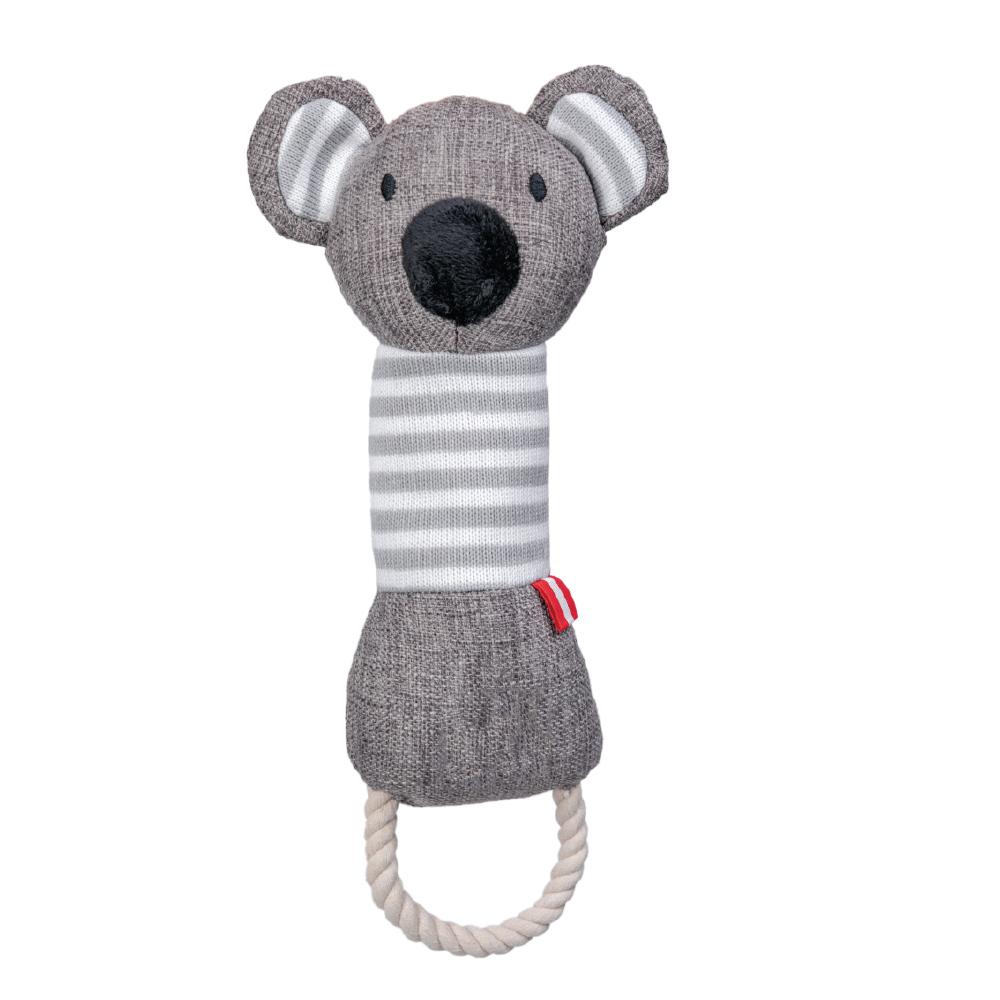 Manufacturer Custom Logo Squeak Dog Pet Chew Toys (Gray,as picture)