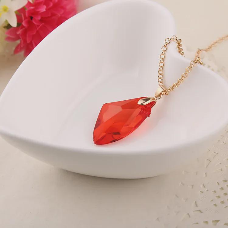 Unisex Magic Stone Long Sweater Chain Necklace - Red Wish Jewelry