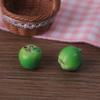 Cute 3D Simulated Resin Fruits Charms 2Pcs for DIY Handmade Jewelry Craft Making Earring Bracelet Phone Hanger