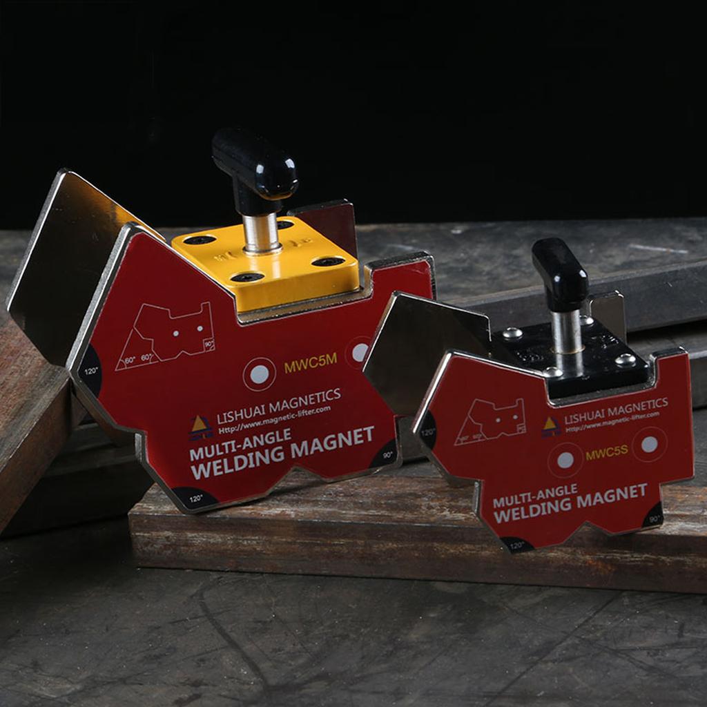 60° / 90°/ 120° Magnetic Welding Positioner, Multi-angle Strong Magnetic Fixing Auxiliary Welding Tool